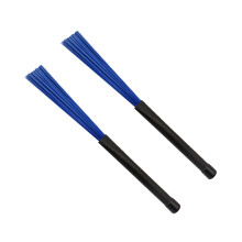 2 Pack Nylon Wire Drum Brushes Lightweight Sticks for Jazz Acoustic Percussion and Live Performance