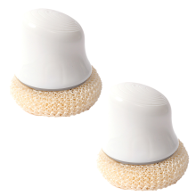 Cepillo para fregar platos Tough On Grime, mango largo antiadherente para un fregado eficiente, diseño ergonómico del mango que ofrece un agarre