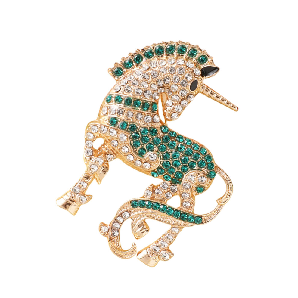 Green Miniature Horse Pin Safe Materials Suitable For Gift Or