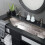 Resilient Resin Sink Tray, Innovative Bathroom Counter Solution, Bathtub Tray with Marble Pattern, Elegant Storage for Daily Needs, Multi-function Cer 5