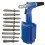 Versatile Pneumatic Rivet Head with Multiple-Hollow Head 4mm 3