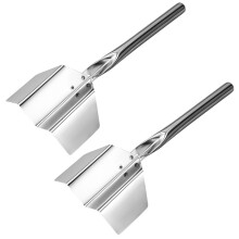 Secure Stainless Steel Angle Tool Burnished Brims For-2 pack