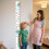 Kinder Height Chart Wall Hanging Growth Chart Flower Canvas Height Ruler 2