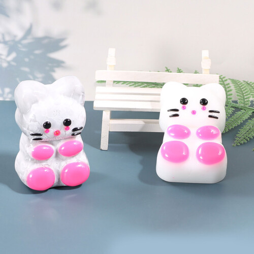 Long Lasting Silicone Cats Shaped Accessory Mold with High 2