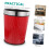 Retro Plastic Trash Can with Compact SpaceSaving Design for Bathroom Bedroom Kitchen and Office 3