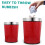 Retro Plastic Trash Can with Compact SpaceSaving Design for Bathroom Bedroom Kitchen and Office 5