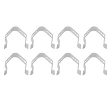 Temperaturmesssondenklemme, Sondenhalter aus Edelstahl für Smoker-, BBQ-, Ofen- und Grillthermometer, flexibles Design gewährleistet genaue und