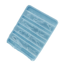 Leaf/Bird Shape Nail Decorative Mold Silicone Texture-birdie.