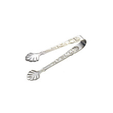 Stainless Steel Ice Tongs with Serrated Grip, RustProof Mini Bar and Sugar Serving Clips