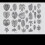 Leaf/Bird Shape Nail Decorative Mold Silicone Texture-birdie. 7