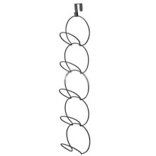 Suporte para chapéus, expositor de parede em aço inoxidável, fácil e seguro de usar, com amplo espaço para guardar bonés de beisebol, chapéus,