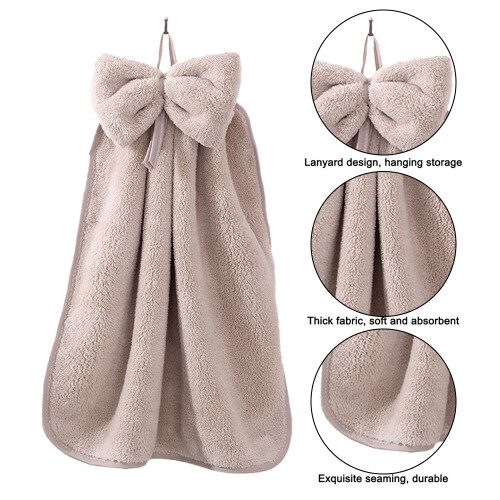 Πετσέτες χειρός από Coral Fleece, διακοσμητικές και απορροφητικές, γρήγορο στέγνωμα, 2