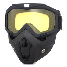 Maschera tattica traspirante, comoda, protezione integrale del viso, design con fessura posteriore per miopia, ideale per ciclismo, arrampicata e
