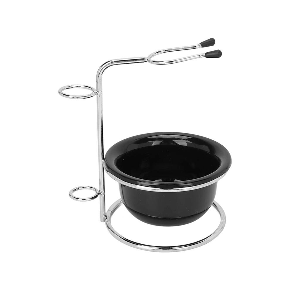 Shaving Bowl Set with Men's Shaving Stand, Stainless Steel Grooming Kit for Smooth Shaving Comfort