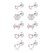 Comfort Fit Flat Back Stud Earrings Surgical Stainless Steel