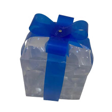 Kristallklare, beleuchtete Geschenkbox, transparente Präsentationsbox für Kuchen und Leckereien für Hochzeiten, Bankette und Jubiläen, Set
