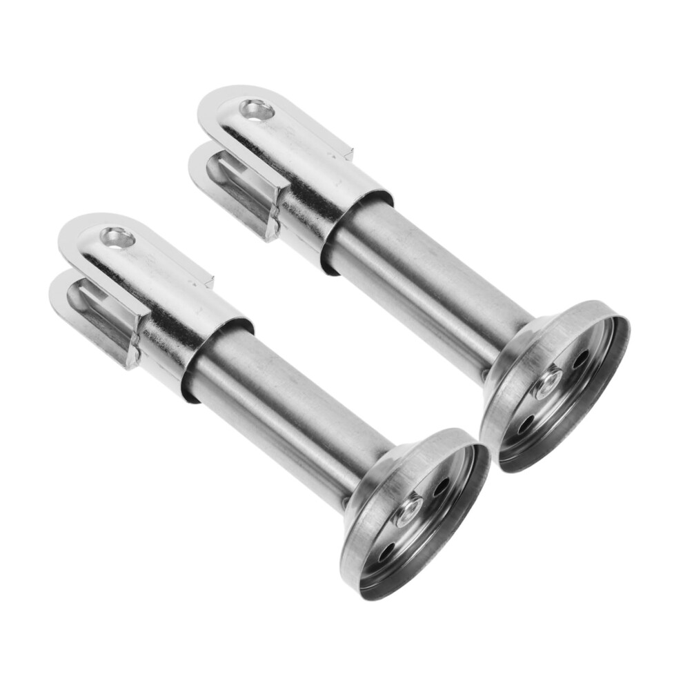 2Pcs Heavy Duty Toilet Partition Brackets And Restroom Stall Support Feet For Public Bathrooms 9323874708577