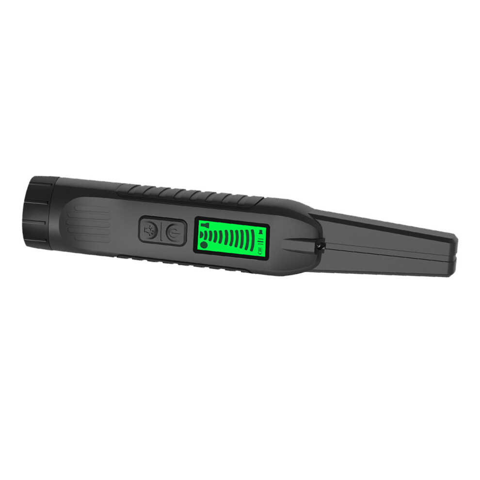 Handheld Metal Detector Adjustable Sensitivity Led Light-Black 7696001071649