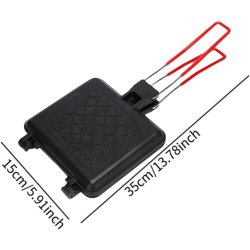 Double Sided Sandwich Baking Pan Sandwich Maker Panini Press Camping Pie Maker for Omelets Toast Restaurant Kitchen 1
