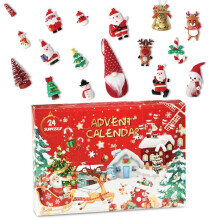 Adventskalender mit Überraschungsgeschenken für Kinder – Weihnachts-Countdown-Puzzlekalender – Puzzle-Adventskalender mit täglichen