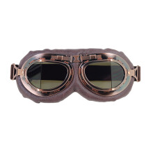Retro-Brillen-Design für Outdoor-Aktivitäten, winddichte Vintage-Fliegerbrille im Pilotenstil mit stoßfesten Gläsern und UV-Schutz, verstellbares