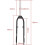 26/27.5 Inch MTB Rigid Fork 11/8 Threadless Straight Steerer Disc/V Brake Aluminium Alloy Fork 2