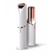 Rechargeable Facial Hair Remover for Women, Painless Upper Lip Chin Peach Fuzz Removal, White