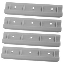 PVC Clip Mounts for Inflatable Boats, Secure for Yacht, Canoe, and Fishing Boats, and Easy to Install, Gray