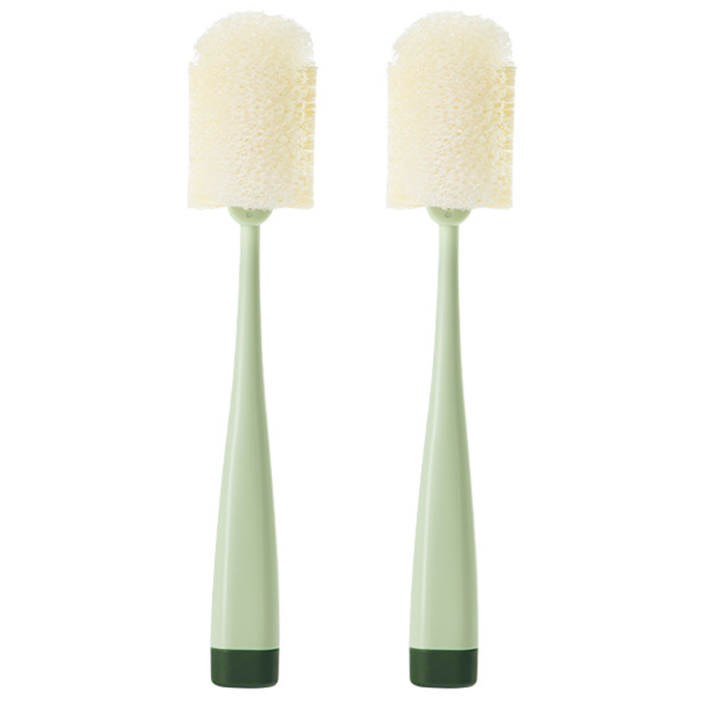 Bpa Free Cup Brush For Baby Bottle Cleaner, Standing Bottle Brush With Durable Plastic Construction, Narrow Neck Design Ensures Thorough Cleaning, 2 P