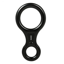 Compact Portable 35KN Tension Descender, Aluminum-magnesium Alloy Rappel Gear, Lightweight And Durable Equipment for Ice Climbing, Cave Exploration, A