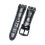 Enhanced Breathability Leather Watch-black black buckle 23mm 1