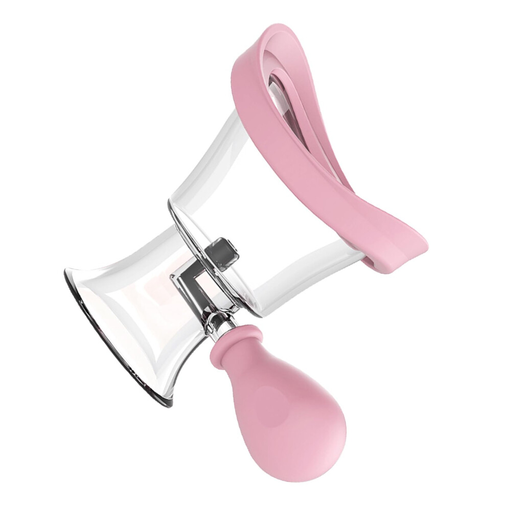 Eye Wash Cup Silicone Eye Rinse Cleaner with Ergonomic Manual Air Pressure Squeeze Design for Gentle Eye Irrigation (Pink)