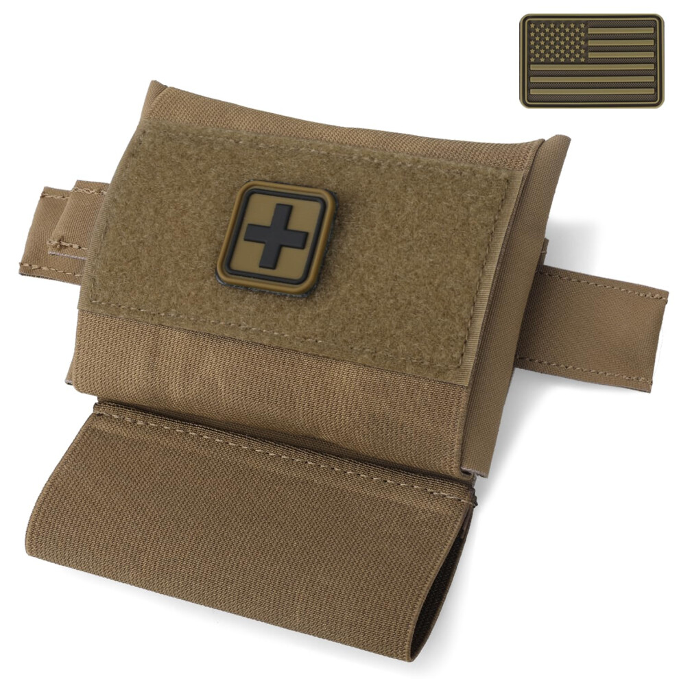 MOLLE IFAK Micro Trauma Bag, Tactical First Aid Belt, IFAK Bag, Medical EMT Emergency Survival Med Bag