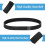 2Pcs Air Compressor Belt Replacement Rubber Timing Belt Replaces 5