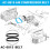2Pcs Air Compressor Belt Replacement Rubber Timing Belt Replaces 4