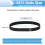 2Pcs Air Compressor Belt Replacement Rubber Timing Belt Replaces 3