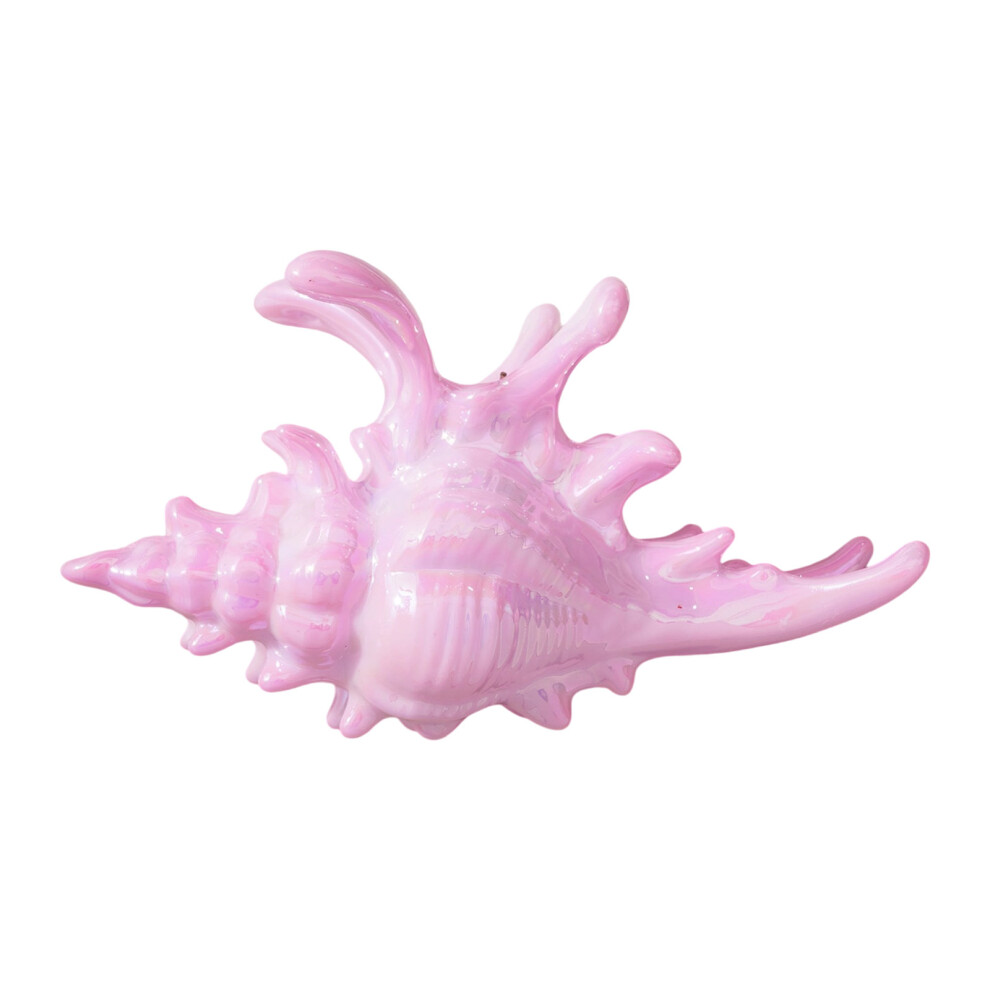 Seashells Acrylic Barrettes Ffr Long Hair Gentle Hold-Pink 7696001074794