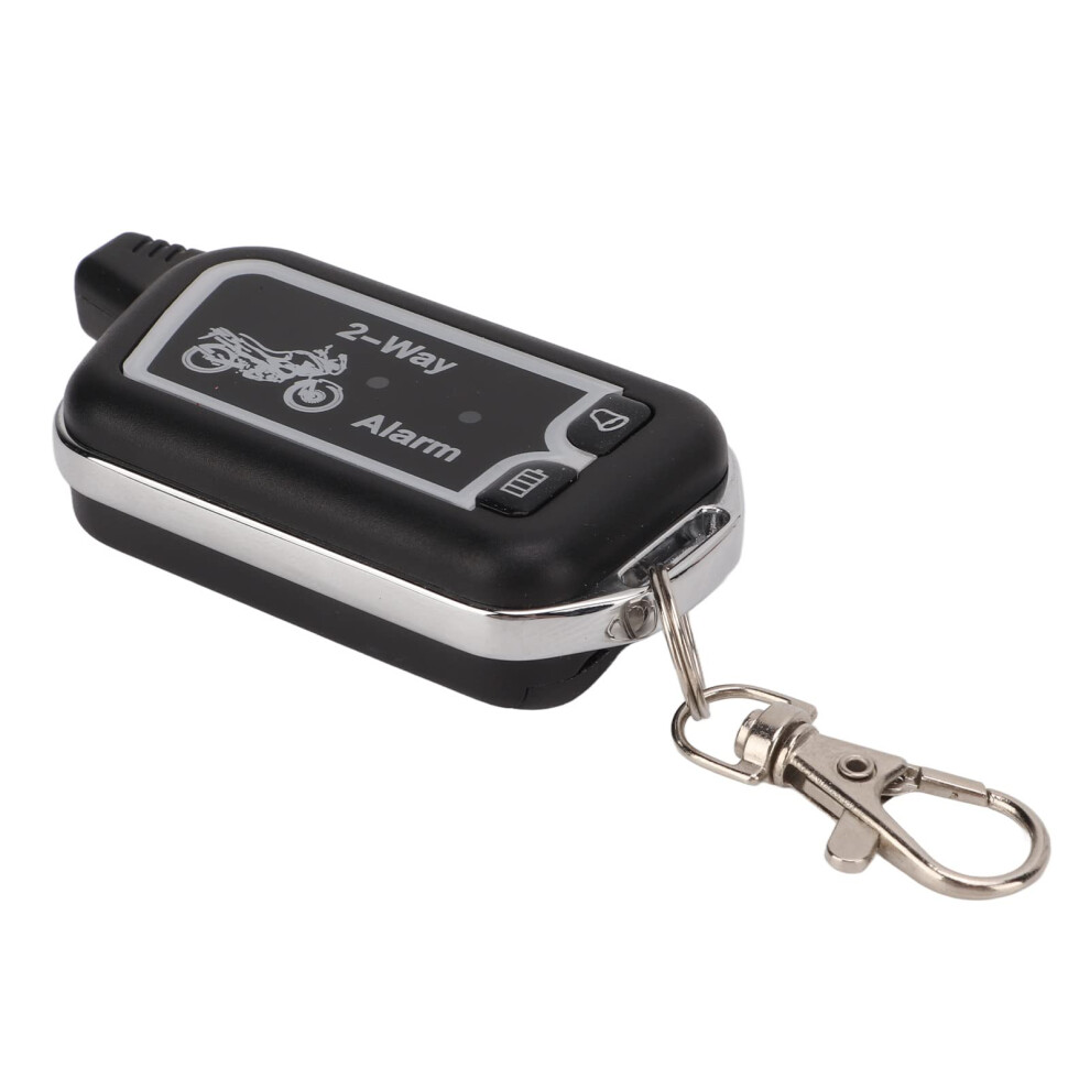 Motorcycle Alarm System With Remote Start, Lcd Bidirectional Security, Energy Saving And Vibration Alert 9339159910597
