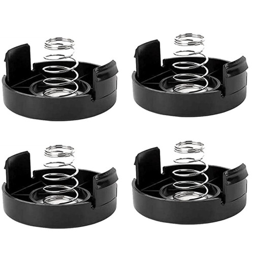 4PCS 682378-02 Spool Cover Cap with Spring Compatible Black + GLC12 GL 1