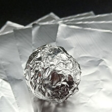 Silver Foil Candy Wrappers 9x9cm 100Pack for Homemade Chocolates, Weddings, Parties, Orange Peel Surface