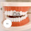 Practical Sturdy Copper Plated Heart Shaped Grillzs-Silver 2