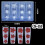 Flexible Nails Mould Flower Theme Nails Art Template-Style 6 7