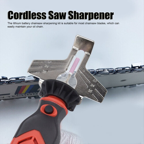Chain Saw Sharpen Tool Set DC3.6V Cordless Sharpener Kit Handheld Chai 2