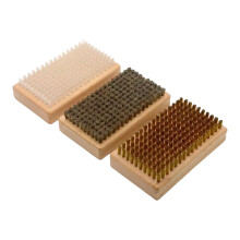 Snowboard waxes brush Ski Board brush with nylon brush horsehair brush brass brush reusable ski wax brush