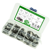 100Pcs Industrial Woodruff Key Corrosion Proof for Equipment