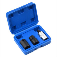 Pentagon Socket Set,3 Pcs 5 Point Socket,5 Sided and Bit Set with Blue