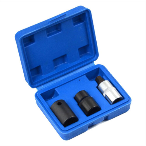 Pentagon Socket Set,3 Pcs 5 Point Socket,5 Sided and Bit Set with Blue