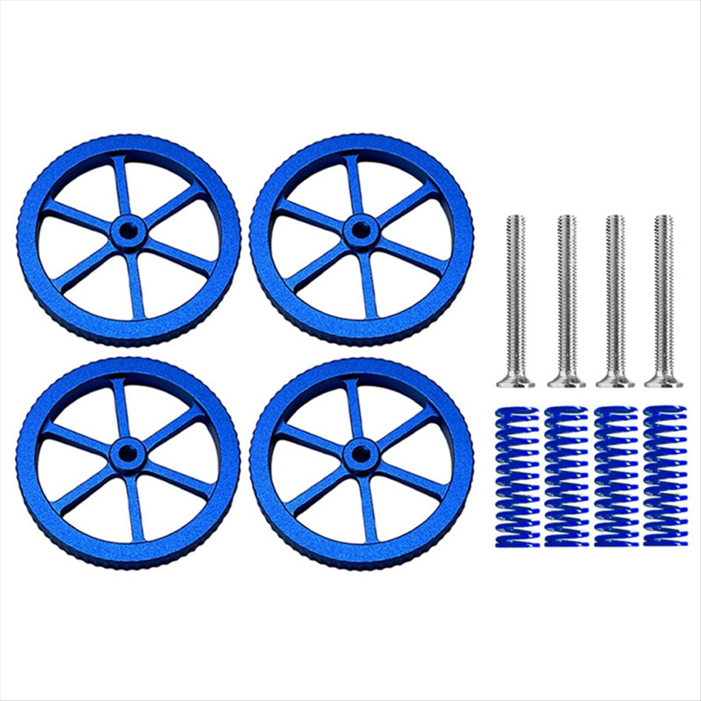 4Pcs Screws Leveling Nuts Heat Bed Spring Knob Parts 3D Printers Print 4853197618109