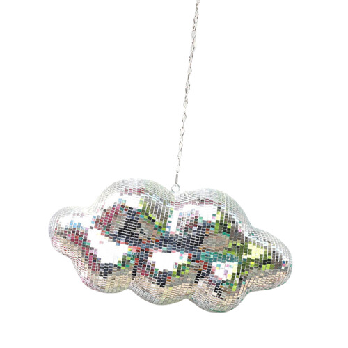 Sparkling Light Reflective Cloud Shape Discos Balls-Silver