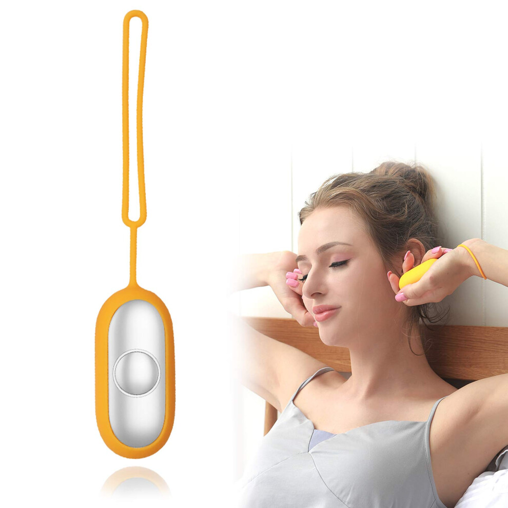 Orange Sleep Aid Device For Insomnia Relief, Handheld Deep Sleep Machine To Reduce Stress And Improve Rest (Orange)